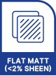 Flat Matt (<2% Sheen)